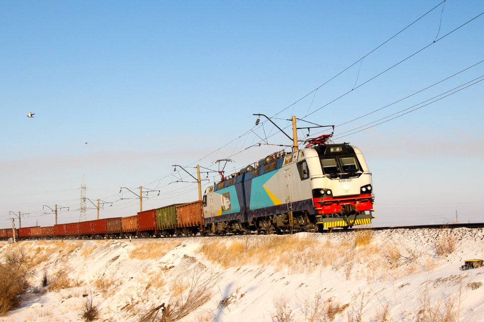 KZ8A-0001, Казахстан, Карагандинская область, станция Жана Караганды (Trainpix 211837)
