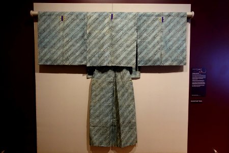 Kyogen suo costume, Japan, Meiji period, 19th century AD, view 1 - Textile Museum, George Washington University - DSC09457