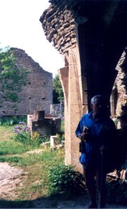 La Collégiale de Thil en 1989, detail