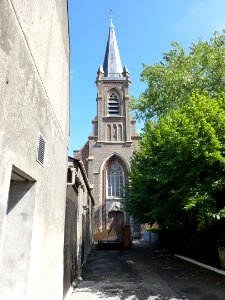 L' Abeele (Fr) - Abele (B) église, coté France
