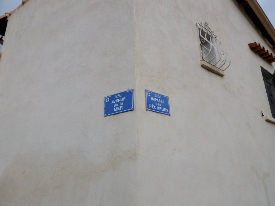 L'Estaque - Plaques - Avenue de la Mer et Impasse des Pêcheurs