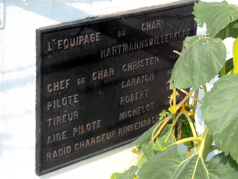 L'Equipage du Char HartmannsWillerkopf, Casemate 35-3 - Marckolsheim