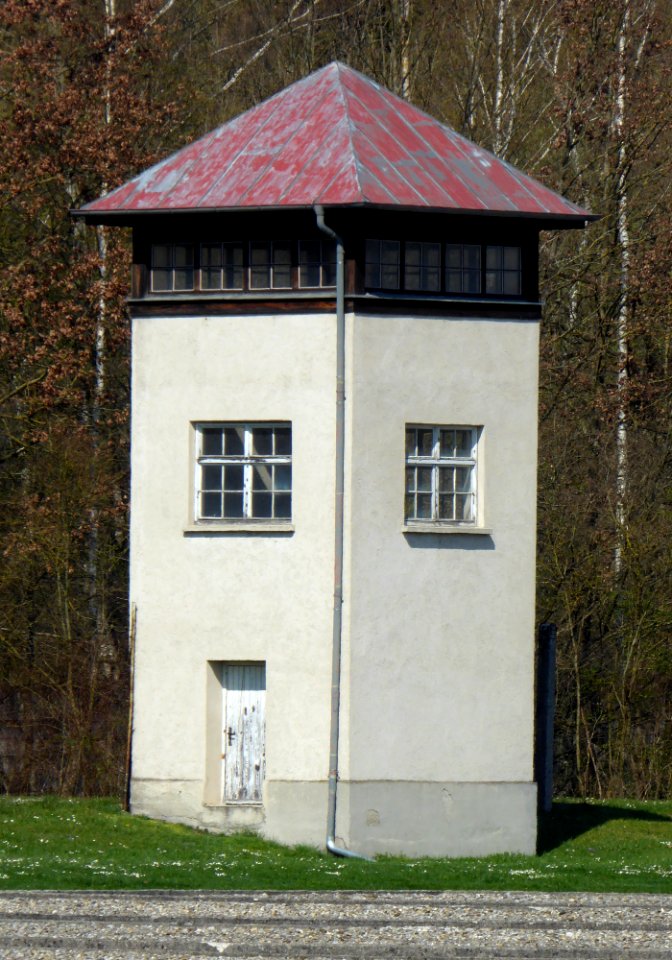 KZ-Gedenkstätte Dachau, Wachturm an der Westmauer, 3