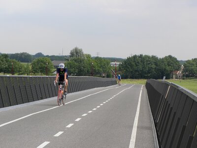 Netherlands professional road bicycle racer bike path
