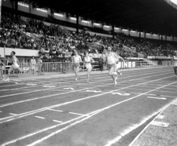 Landen atletiekwedstrijd, tussen Belgie, Nederland en Zwitserland te Brussel, de, Bestanddeelnr 919-3404