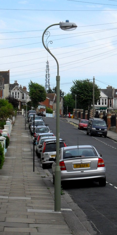 Lamp-post opposite St Luke's Swimming Baths, St Luke's Terrace, Brighton (IoE Code 481217)
