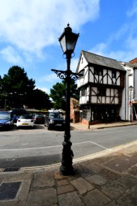 Lamp Post Beside The Church Of St Mary Steps