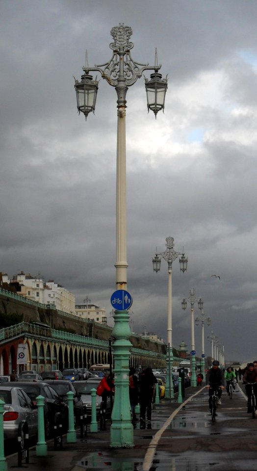 Lamp-posts at Madeira Drive (west end), Brighton (IoE Code 482057)
