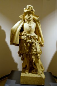 Landgraf Georg I von Hessen, Darmstadt (1547-1596), by Johann Baptist Scholl the elder, 1800-1850 AD, plaster - Hessisches Landesmuseum Darmstadt - Darmstadt, Germany - DSC00637