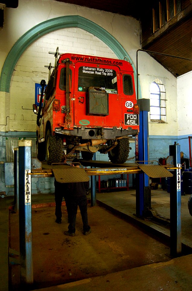 Land Rover Series IIA MOT test