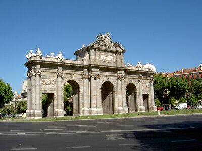 Landmark monument madrid