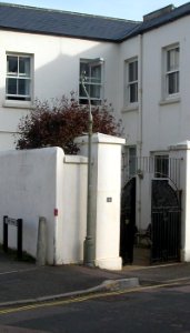 Lamp-post at 10 Arundel Place, Kemp Town, Brighton (IoE Code 479358)