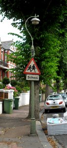 Lamp-post at 19 Queen's Park Terrace, Brighton (IoE Code 481111)