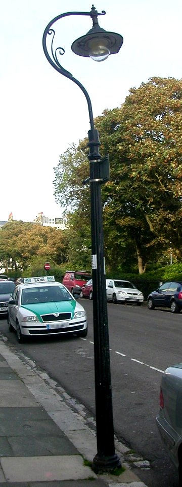 Lamp-post at 5 Sussex Square, Kemp Town, Brighton (IoE Code 481315)