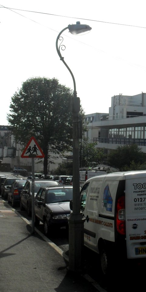 Lamp-post at Great College Street-Abbey Road junction, Brighton (IoE Code 479354)
