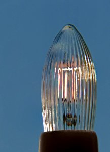 Lamp in electric candle