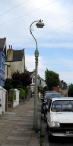 Lamp-post at 41 St Luke's Terrace, Brighton (IoE Code 481215)