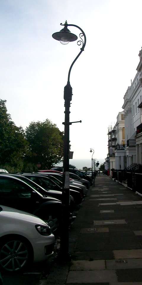 Lamp-post at 17 and 18 Sussex Square, Kemp Town, Brighton (IoE Code 481317)