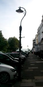 Lamp-post at 17 and 18 Sussex Square, Kemp Town, Brighton (IoE Code 481317)