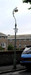 Lamp-post at 10 Queen's Park Terrace, Brighton (IoE Code 481110)