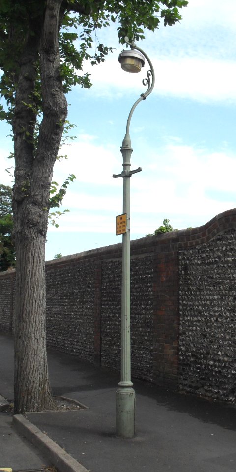 Lamp-post at bottom of St Luke's Road, Queen's Park Terrace, Brighton (IoE Code 481116)