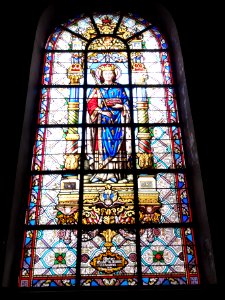 Landrecies (Nord, Fr) église vitrail 5
