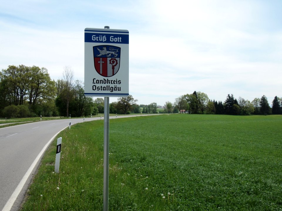 Landkreis Schild Ostallgäu (01)