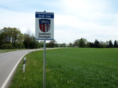 Landkreis Schild Ostallgäu (01)