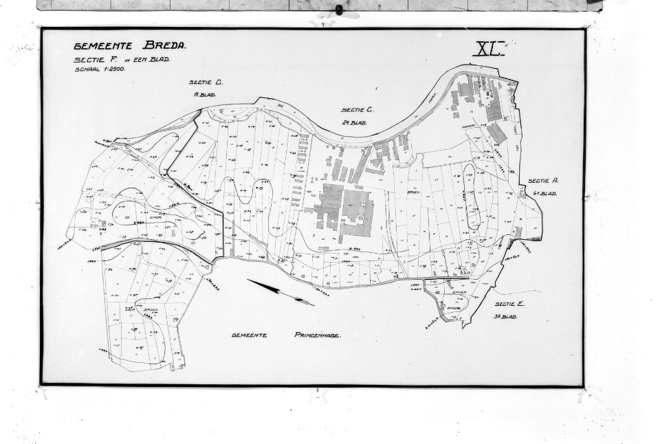 Landkaarten, haagsche beemden, Bestanddeelnr 253-6816