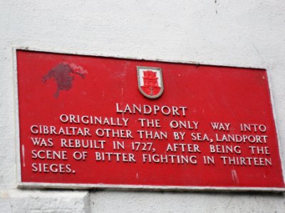 Landport sign, Gibraltar photo