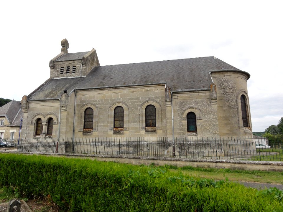 Landricourt (Aisne) église Saint-Martin (02)