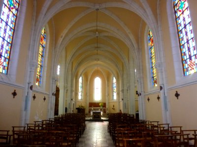 Landrethun-lès-Ardres (Pas-de-Calais) église, le nef
