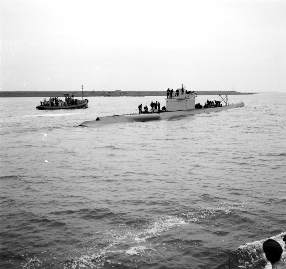 Landingsoperaties van de mariniers op Texel. Onderzeeër, Bestanddeelnr 904-0558