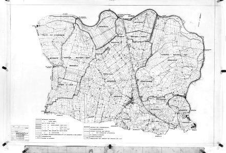 Landkaarten, plattegronden, ontwateringen, Bestanddeelnr 253-6845