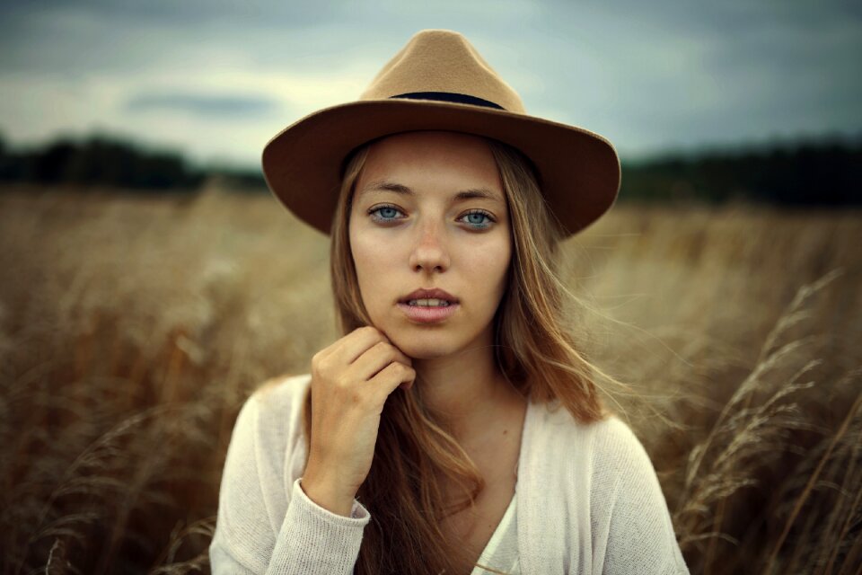 Model person portrait