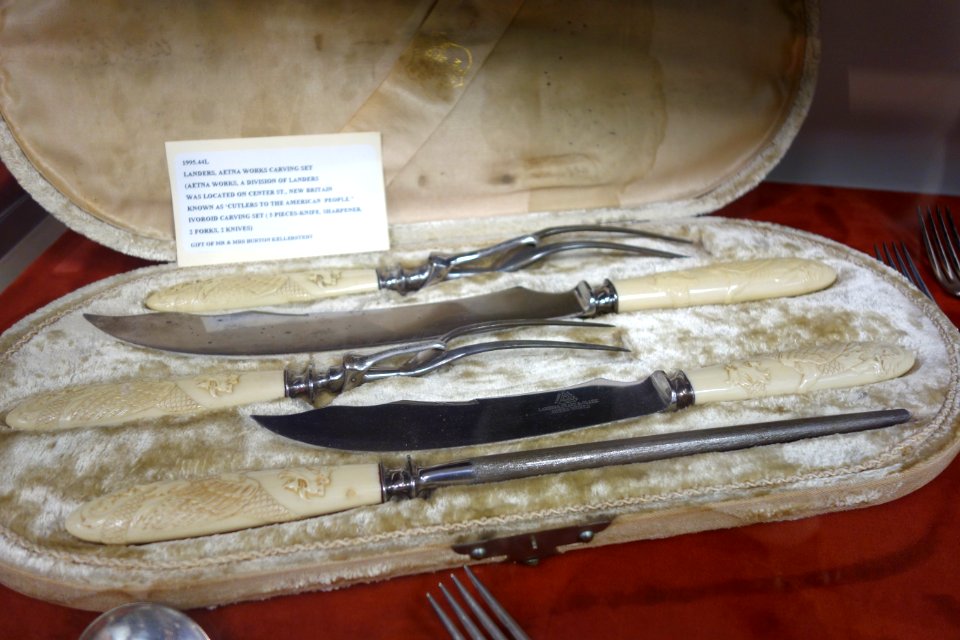 Landers, Aetna Works Carving Set - New Britain Industrial Museum - DSC09797