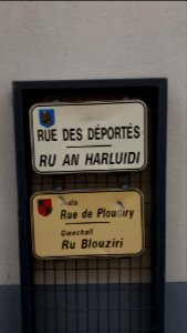 Landerneau - Rue des Déportés - Plaques