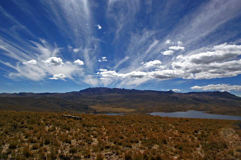 Andes clouds plateau