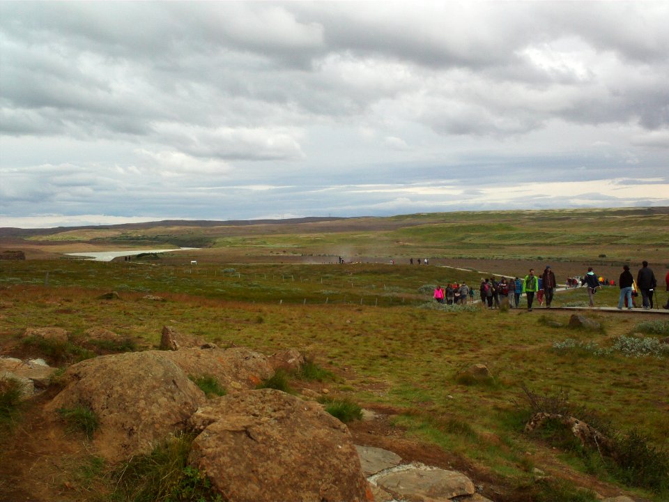 Landscape near Gullfoss