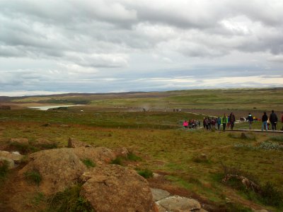Landscape near Gullfoss