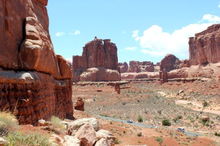 Landscape of Arches National Park photo