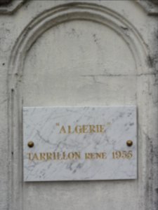 Laneuveville-aux-Bois (M-et-M) monument aux morts, plaque Algérie 1955