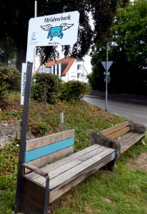 Landsberg, Mitfahrerbank Katharinenstraße, 1