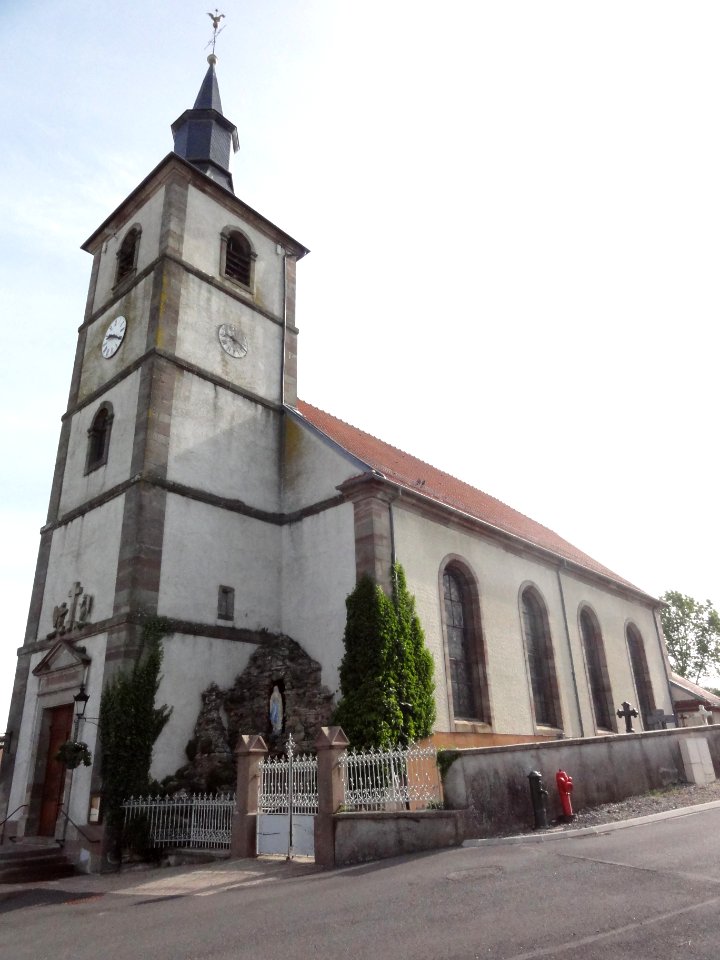 Langatte (Moselle) église Saint-Michel 01