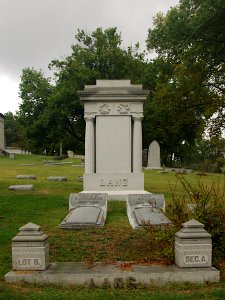 Lang Monument, Union Dale Cemetery, 2020-09-09, 01