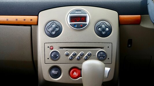 Panel car interior vehicle photo