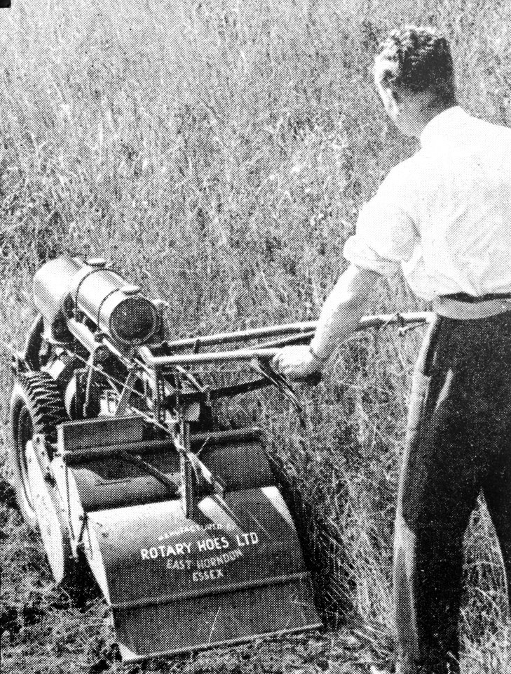 Landbouwwerktuigen, landbouwmachines, rotary hoes grondfrees, Bestanddeelnr 194-1366