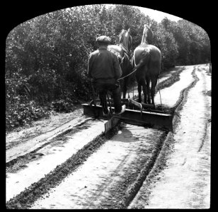 Landbouwwerktuigen, landbouwmachines, wegschaaf, Bestanddeelnr 194-0082
