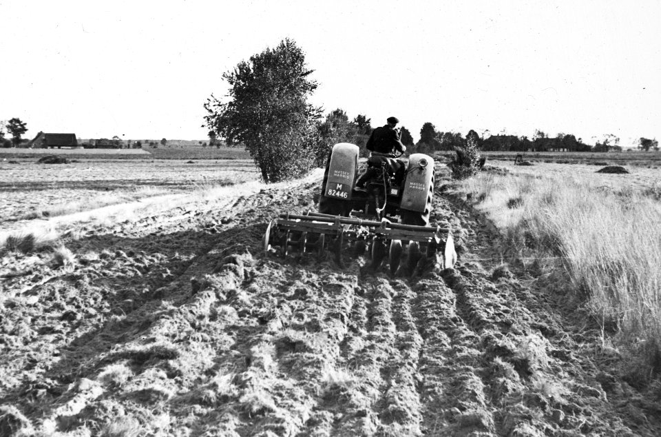 Landbouwwerktuigen, landbouwmachines, schijveneg, Bestanddeelnr 195-0004