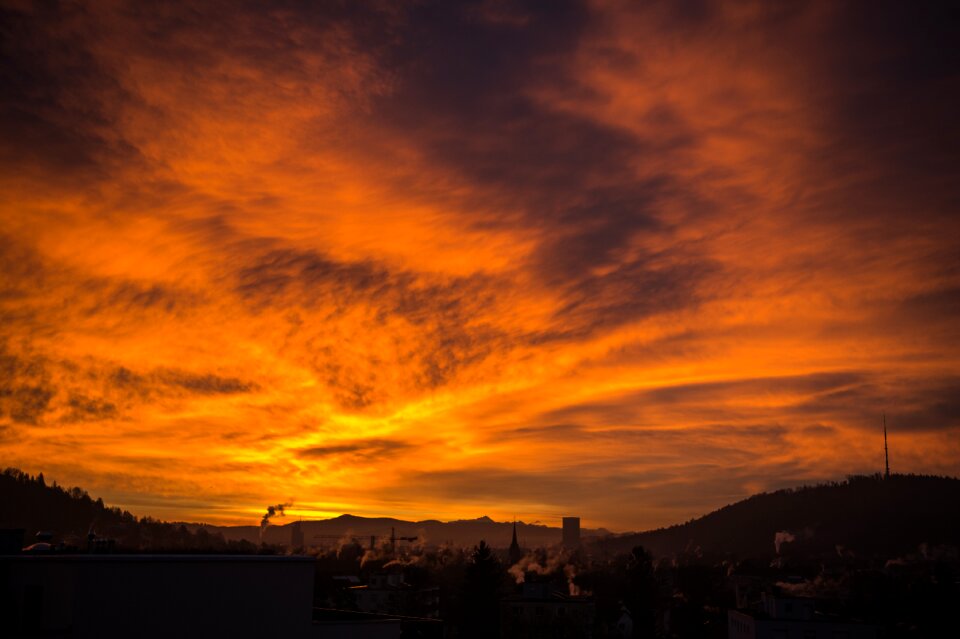 Color sky atmospheric